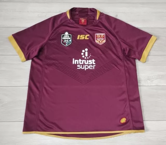 Queensland QLD Maroons State of Origin Rugby League Shirt 2018 - ISC 3XL Jersey