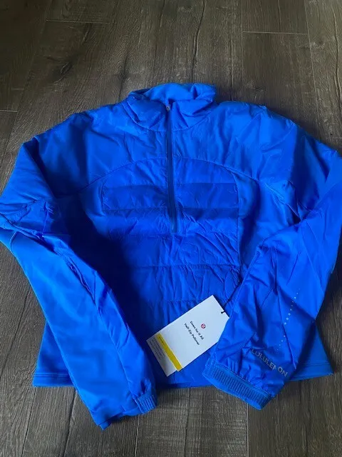 Lululemon Down for It All Jacket Sz 8 SMTL Storm Teal $248 New Nwt Rare  Sold Out
