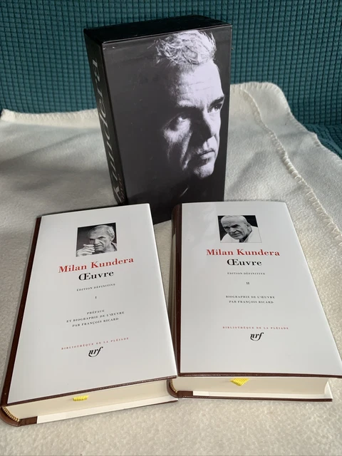 Kundera, pléiade Coffret pleiade kundera 2v 2 volumes : tomes 1 et 2 - Coffret