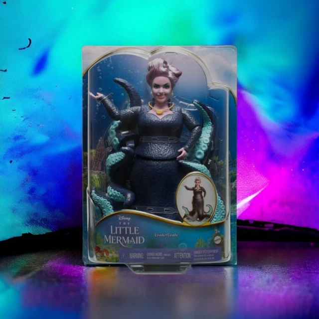 Ursula Doll Figure Movie Poseable The Little Mermaid Disney Mattel New