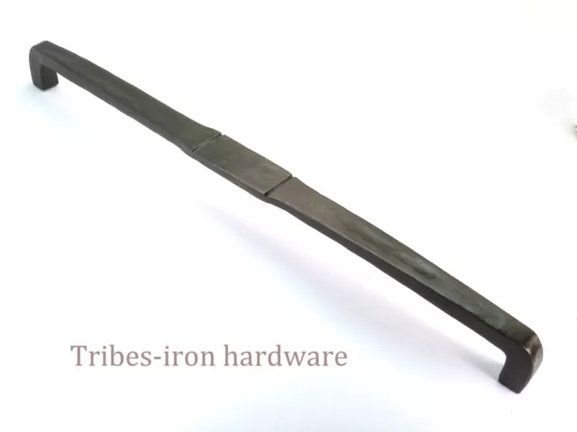 Cabinet Pull Handle 320mm Wardrobe Door Kitchen Cupboard Drawer Hand Forge Iron