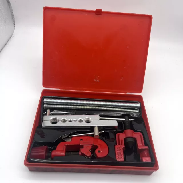 Pittsburgh Forge Vintage 1983 Tubing Cutter & Flaring Tool Kit