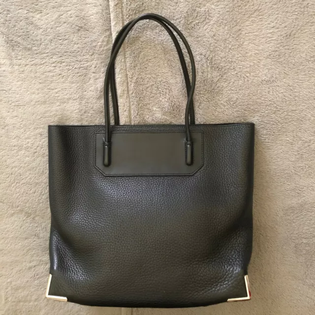 Alexander Wang - PRISMA LARGE TOTE IN PEBBLED BLACK WITH SILVER