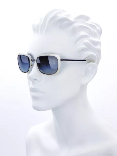 NEW CHANEL CH 4203 c.459/S6 52mm Gunmetal Ivory White Sunglasses Italy  $249.90 - PicClick