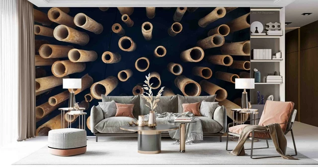 Arch Roman Column Ocean Wall Mural, Mediterranean Sea 3D Wall Murals, Rustic Italian Scenery Wallpaper Mural, For Living Room Bedroom Large Wallpaper (Not Peel And Stick) - 118" W X 82.6 - View #2