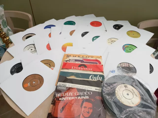 SELECTION OF 39 7" 45 rpm RECORDS FROM THE 60's, 70's AND 80's rpmpm