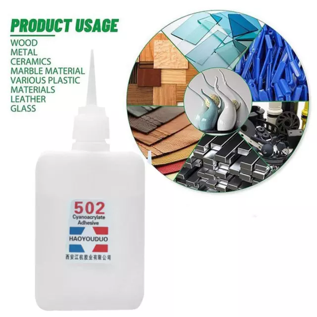 Super 502 Glue Cyanoacrylate Instant Adhesive Strong Repair Adhesion 40ml