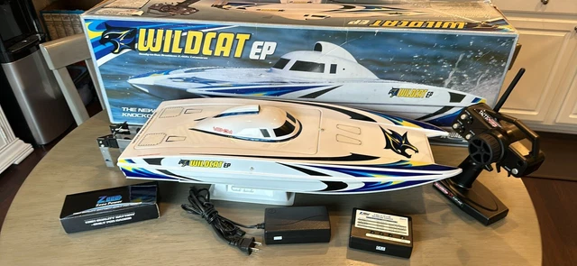 AQUACRAFT AQUB1810 WILDCAT EP Brushless Catamaran Boat RTR With Controller 150.00 PicClick