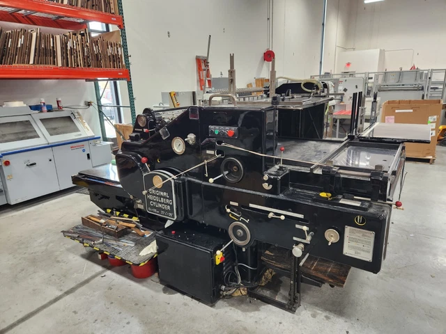 Heidelberg Cylinder Die Cutter 25.25 x 35 Heidelberg Cylinder Die Cutter 25.25 x 35