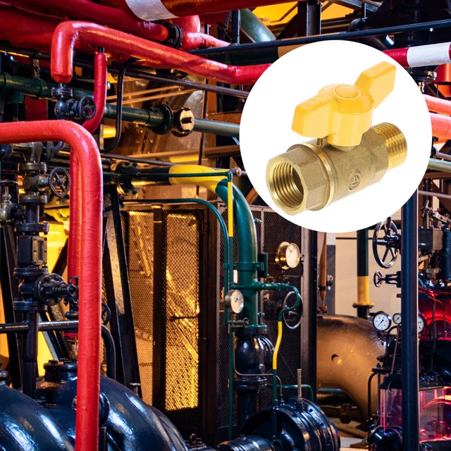 Apagado de válvulas de bola válvulas de gas latón conexión de gas interruptor de gas natural