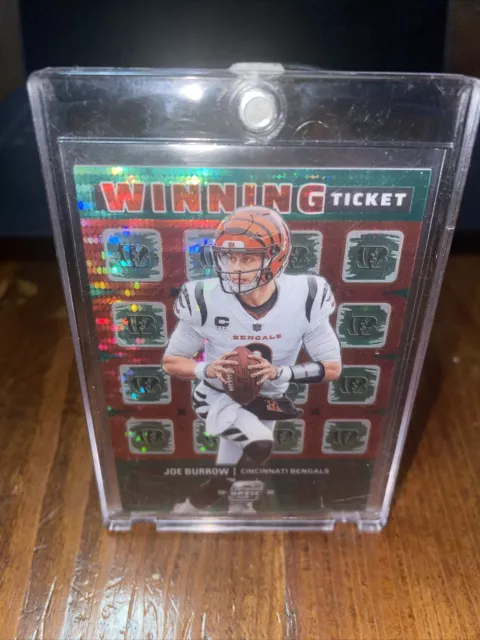 2022 Contenders Optic Winning Tickets Orange #WT-4 Joe Burrow 11/30 - Bengals