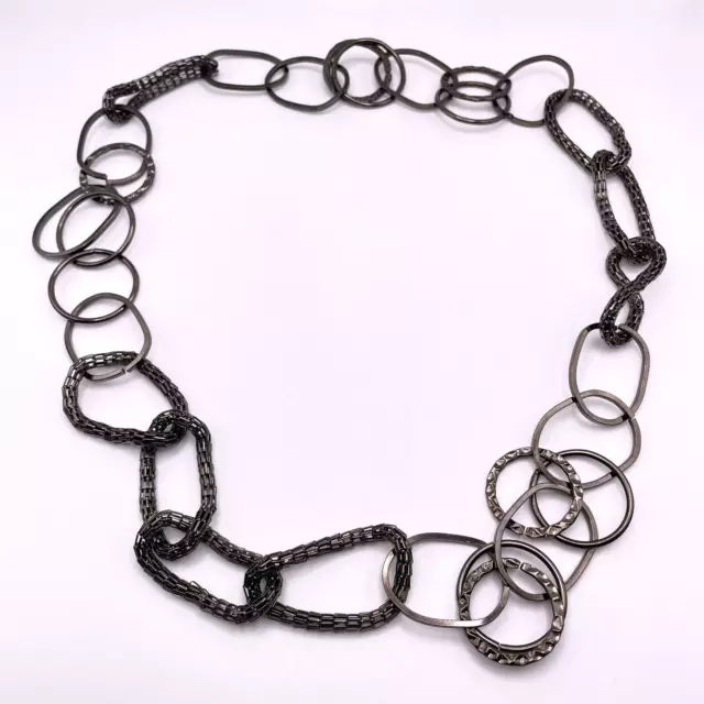 Necklace Chain Bronze tone Single Strand Estate Costume Jewelry 30"