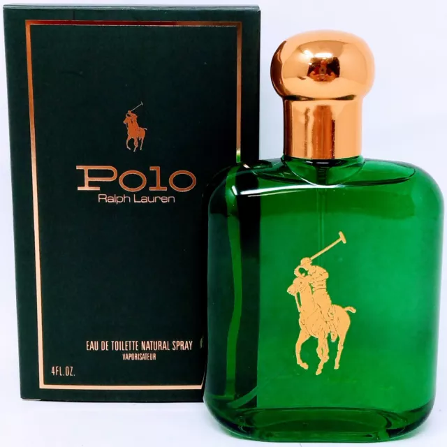 POLO by Ralph Lauren 4.0 oz 4 Cologne EDT Men GREEN New in Box