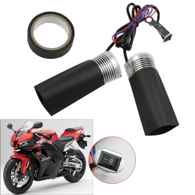 Removable Warm Handlebar Hand Grips Motorcycle Heated Gloves Handle Bar Cover