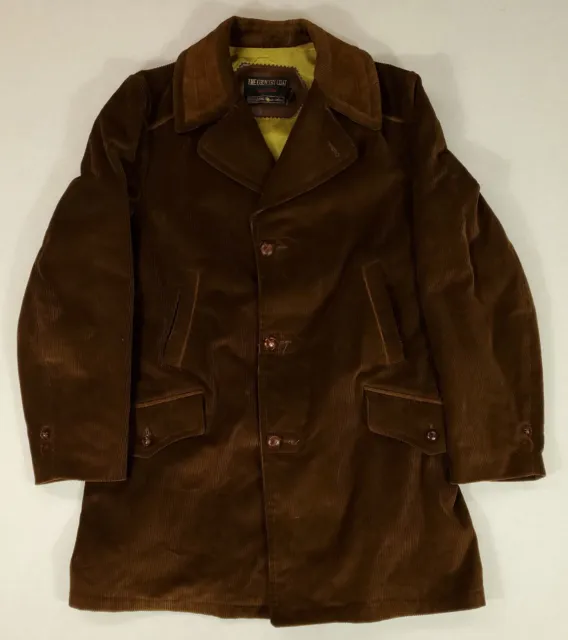 Sears Corduroy The Country Coat Brown Jacket Mens 42L The Mens Store