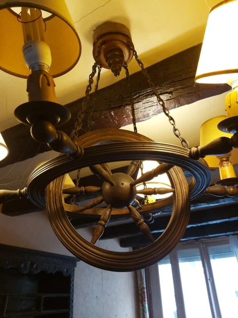 Lustre céramique à fleurs et cristal | Luminaires sur