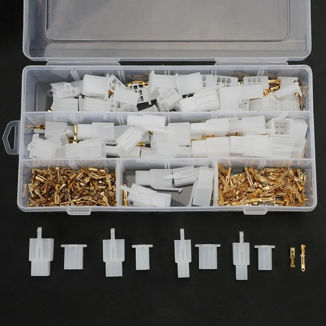 380Pcs Automobile Électrique Câble Connecteurs Kit 2 3 4 6 Broche Terminal