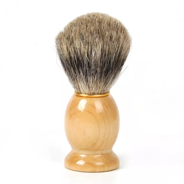 Dachshaar Badger Holz Griff Rasiere Rasur Pinsel Rasierpinsel Shaving Brush g