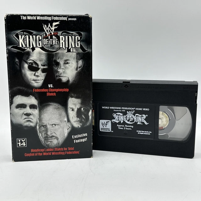 WWE KING OF the Ring 1999 wrestling VHS Rare Exclusive Footage 49.99
