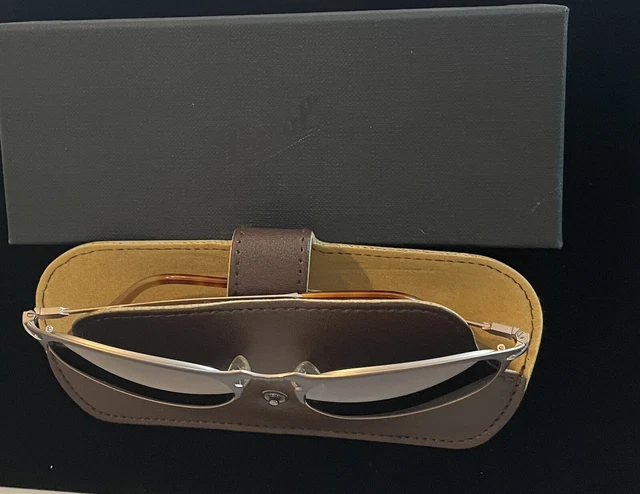 PERSOL Sunglasses 7359-S 1071/56 55-18  145 2N - Gold frame/Green lens