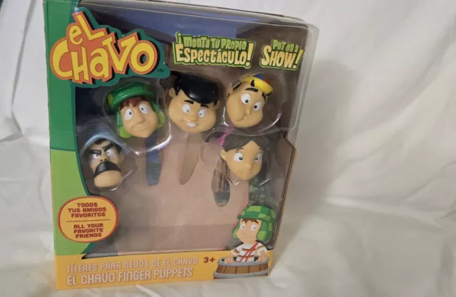 El Chavo Character Figurines Finger Puppets Set Nono Popis Kiko Don Ramon Gift