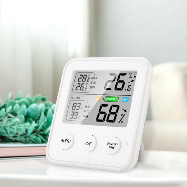 Hot Baby Indoor Hygrometer  Digital Humidity Monitor LCD Display