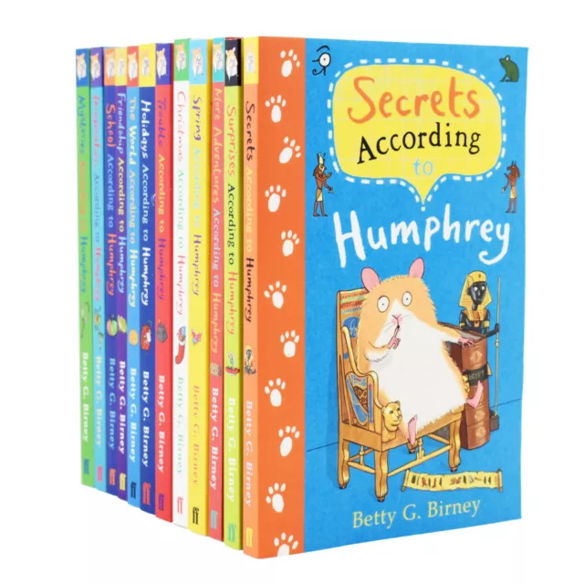 According to Humphrey the Hamster Series 12 Books By Betty G. Birney - Paperback