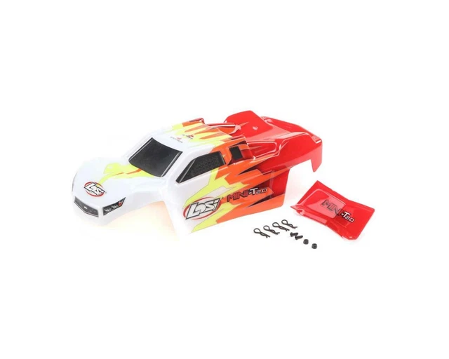 Losi Mini-T 2.0 Pre-Painted Body Set (Red/White) [LOS210013]