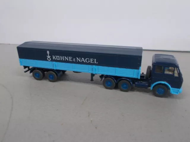 Wiking ~ Mercedes Cab Over Semi Tractor And Trailer ~Ho Scale