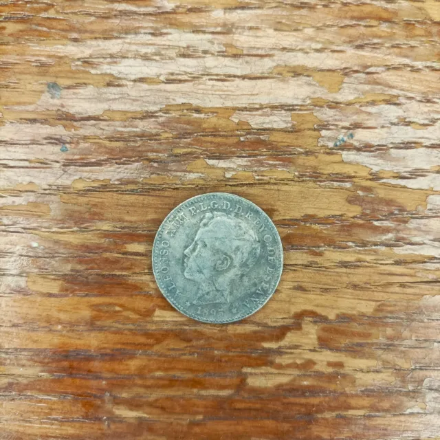 Coin 20 centavos 1895 Isla De Puerto Rico