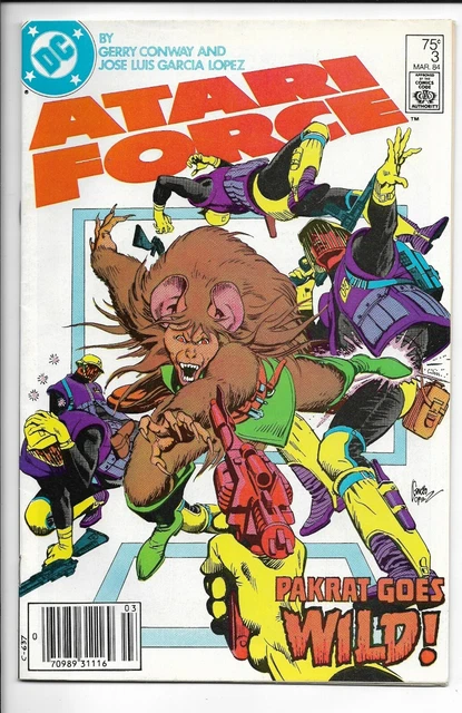 Atari Force  #3  Dc Comics 1984 Vf+ Newsstand