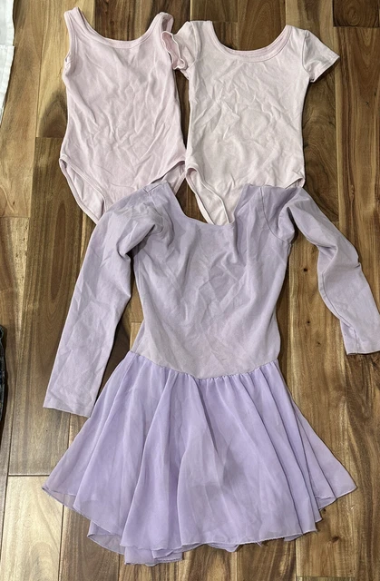 girls leotard ballet dance bodysuits Set Of 3