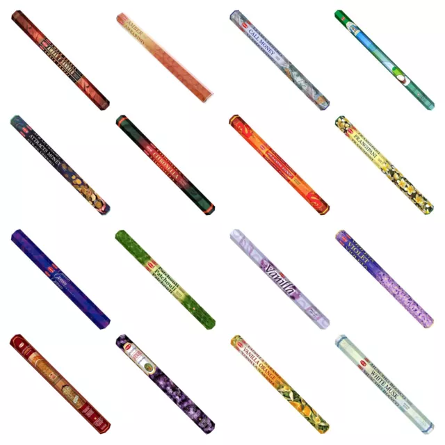 “YOU CHOOSE” 6x Packets Tall Incense Sticks Hex Jumbo Garden HEM (6x 65g) 390g