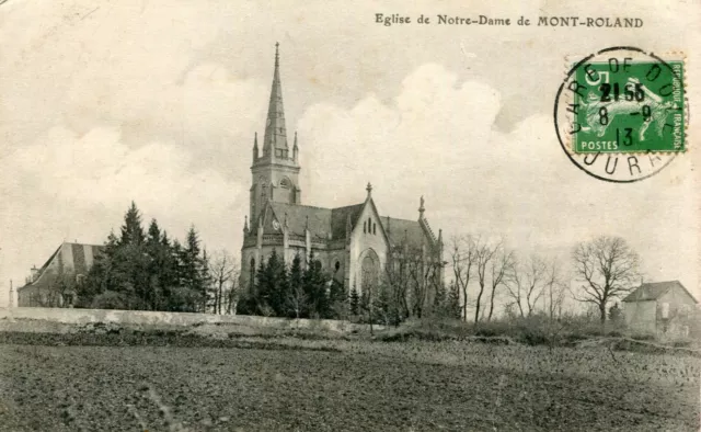 Carte JOUHE Eglise Notre Dame de Mont Roland