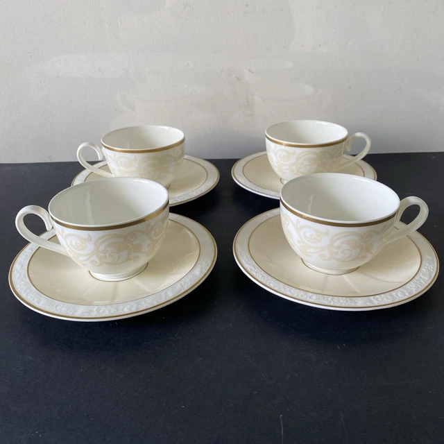 2 Tasses à Chocolat Villeroy & Boch – Faïence Blason St Ouen (93) – Occasion