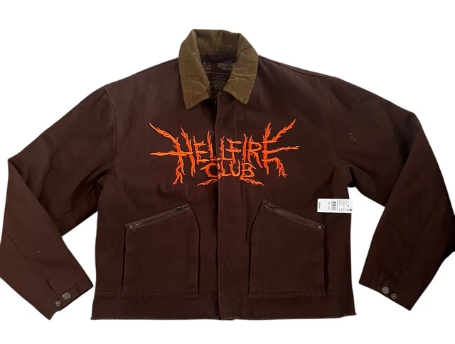 NETFLIX X STRANGER Things Hellfire Lives Garage Jacket Size Medium £88. ...