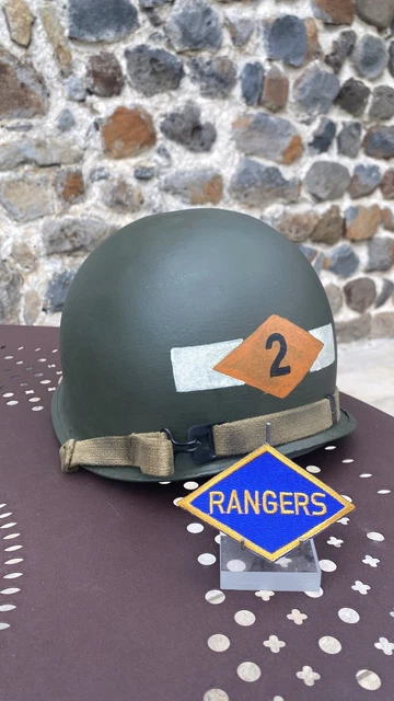 HELMET 2ND RANGER + Liner + Patch Rangers US WW2 £260.99 - PicClick UK