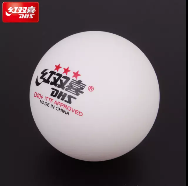 10~500 Balls Genuine 3-Star DHS Table Tennis Ball D40+ Ping Pong ITTF approved