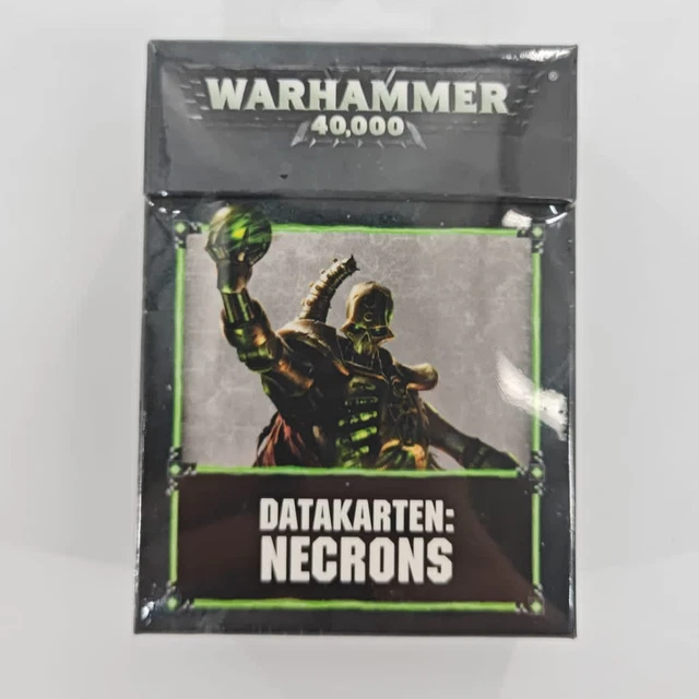 GW 40k Datacards: Necrons 2020 – Offizielle Spielkarten Für Warhammer 40.000