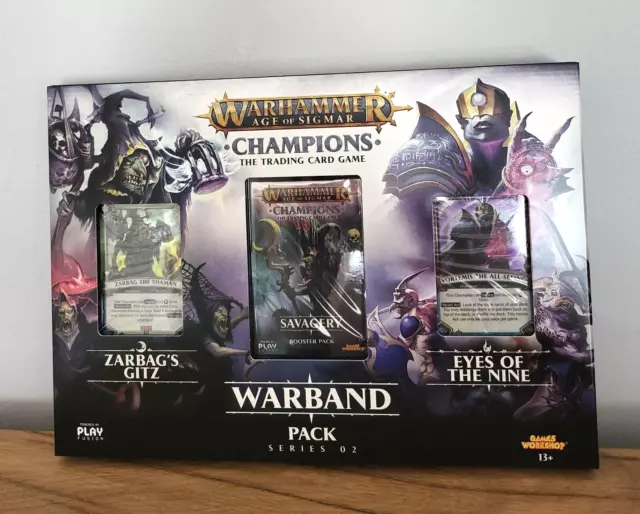 Warhammer Age of Sigmar Champions Warband Pack Series 2 Booster Display EN NEU