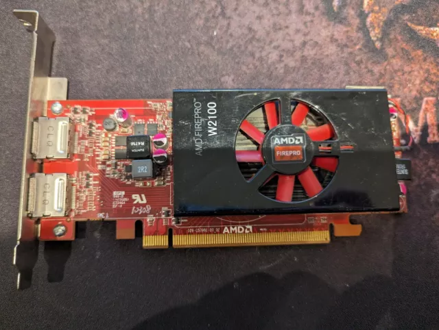 AMD FirePro W2100 2GB DDR3 Graphics Card - 2x DP