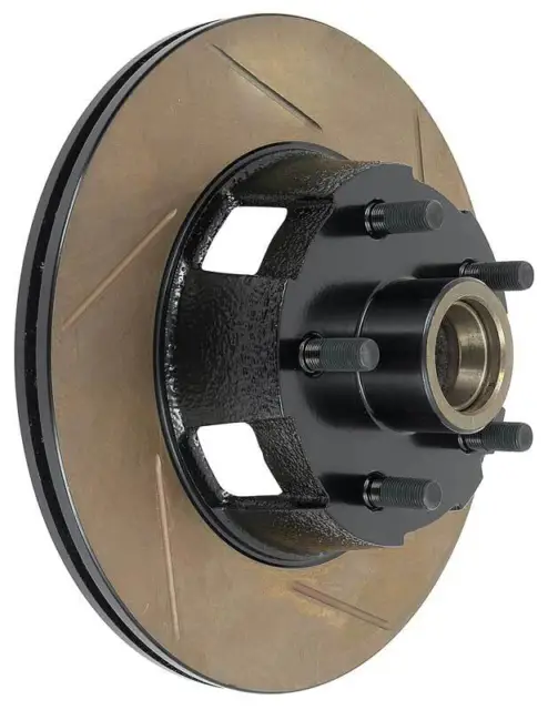 1965-67 Ford Mustang; StopTech Sport; Slotted Left Front Rotor