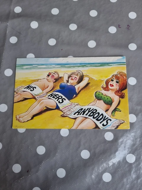 Vintage Saucy Seaside Comic Postcard Bamforth Black Triangle No 349 By Taylor £099 Picclick Uk