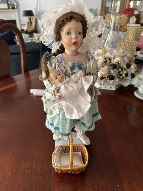 Paradise Galleries Shannon the Shamrock Fairy￼Treasury  Porcelain doll  & more