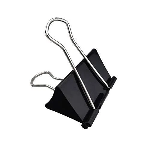 Extra Large Binder Clips 2.4-Inch 12 Pack Big Paper Clamps for Office Supplie...