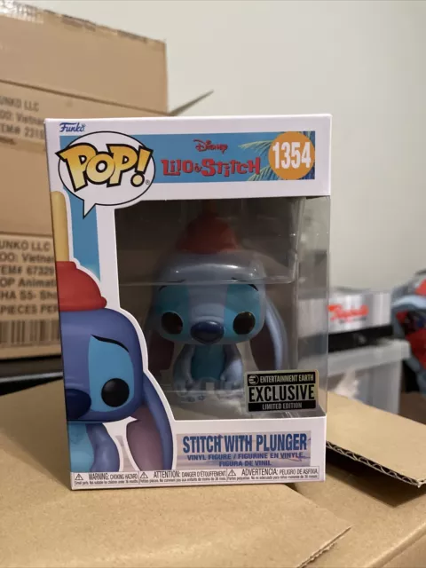 Funko Pop! Vinyl: Disney - Stitch with Plunger #1354