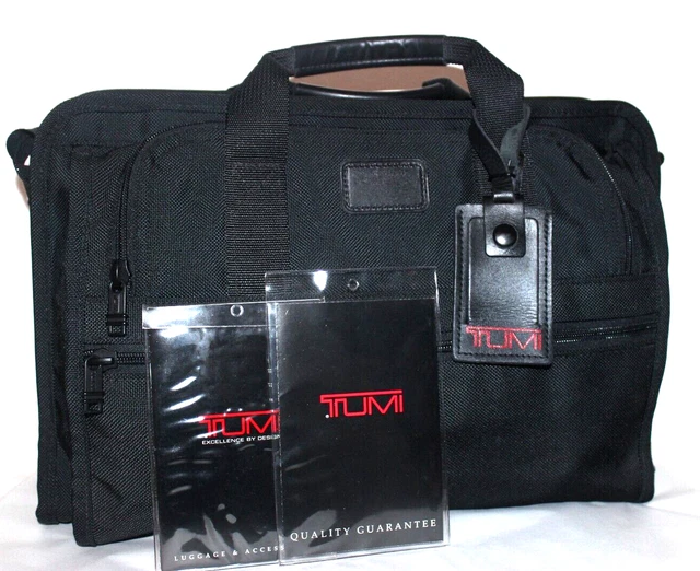 Tumi USA Genuine Ballistic Nylon Double Gusset Brief Bag 205D3 Laptop Case 280SD