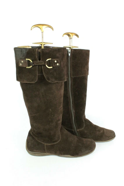 Bottes SAN MARINA Daim Marron T 39 / UK 5.5 TRES BON ETAT