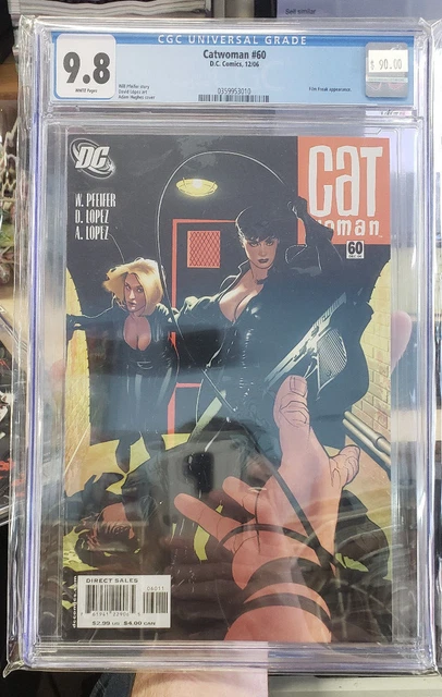 CATWOMAN #60 (Vol. 3) - CGC Graded 9.8 - Adam Hughes cover!