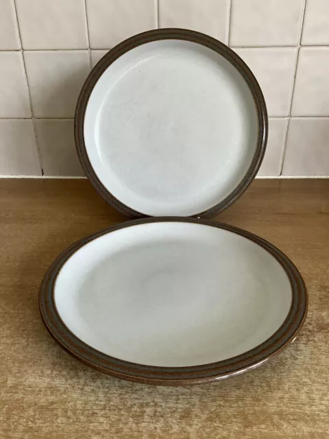 Denby Greystone - 2 x 26 cm Dinner Plates